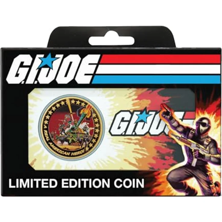 Fanatic G.I. Joe Sammelmünze A Real American Hero 60th Anniversary, 24k Gold Plated, Limitierte Edition (1982 Stück), nummeriert, Geschenkbox – Bild 2