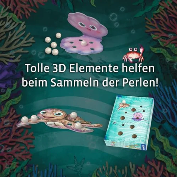 KOSMOS EXIT® Kids Rätselspaß im Meer, Experimentierkasten mit 36 Rätsel-Karten und wiederverwendbarem Spielmaterial für 1-4 Spieler ab 5 Jahren – Bild 5