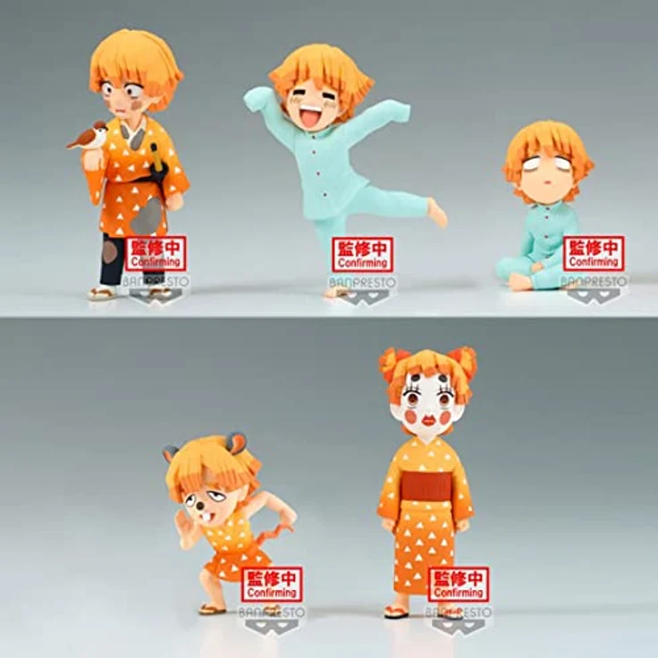 Banpresto Kimetsu no Yaiba WCF Zenitsu Agatsuma, Sammelfigur 7cm, offizielle Lizenz