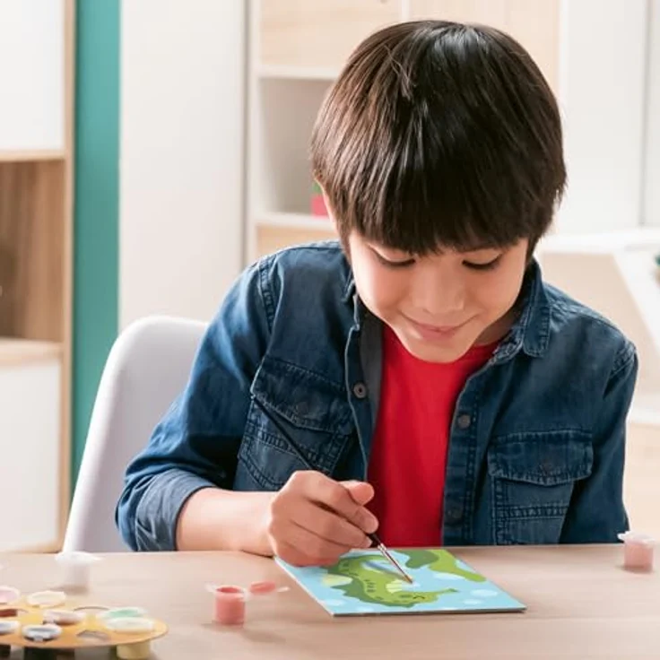 Ravensburger Malen nach Zahlen CreArt, Fröhliches Seepferdchen, Acrylfarben inklusive, Made in Europe, FSC® - schützt Wald - weltweit – Bild 4