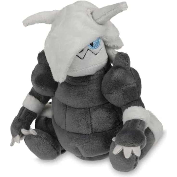Tinisu Pokémon Stolloss Kuscheltier Aggron, 16 cm Plüschtier mit Mikroperlen für stabilen Stand, Süß und charmant, ideal für Kinder ab 4 Jahren – Bild 2