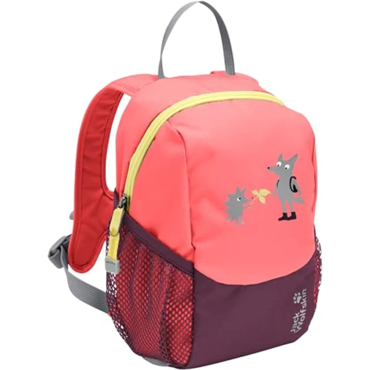 Jack Wolfskin Sprout Kinderrucksack, 20 cm x 15.5 cm x 25.5 cm, 100% Polyester, rosa (Sunset Coral) – Bild 7