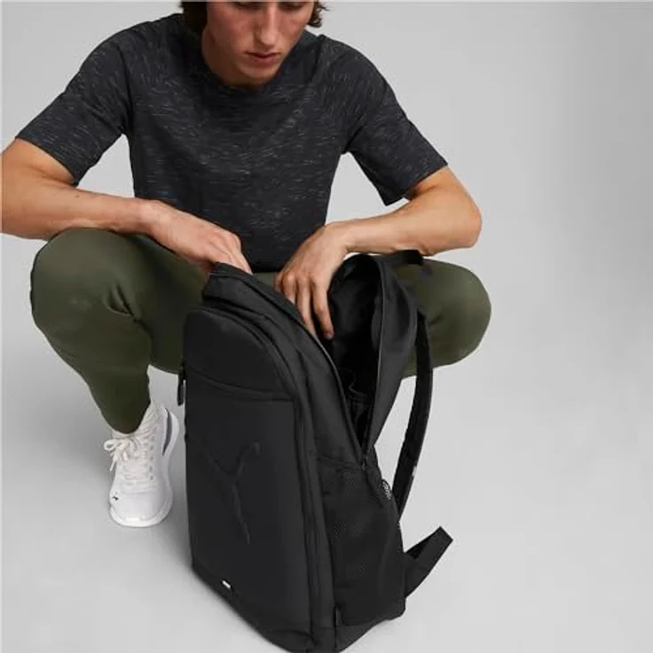 Puma Buzz Backpack Black, Größe 26l - Daypack, Farbe Schwarz – Bild 6