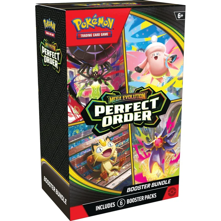 Nintendo Pokémon TCG Perfect Order Booster Bundle, 6 Packs Englisch