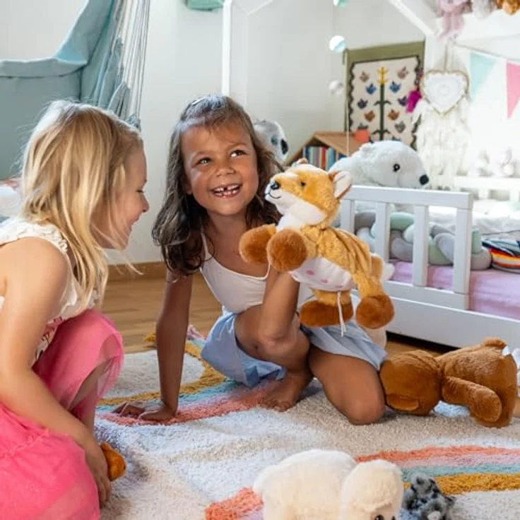 Mamanimals 2020607, Fuchs, Kuscheltier für Kinder und Erwachsene – Bild 5