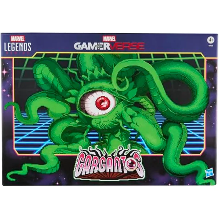 Marvel Legends Series Gamerverse Gargantos, Action-Figur mit beweglichen Tentakeln und Augapfel-Accessoire, 55,5 cm breit in Sammlerverpackung