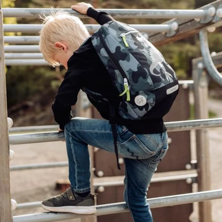 BECKMANN Schulrucksack Set Active Air FLX 6-teilig "Camo Rex" – Bild 5