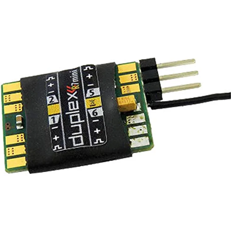 Jeti DUPLEX R7 Nano 7-Kanal Empfänger 2,4 GHz, extrem leicht und ideal für kleine Modelle, mit 32mm-Antenne