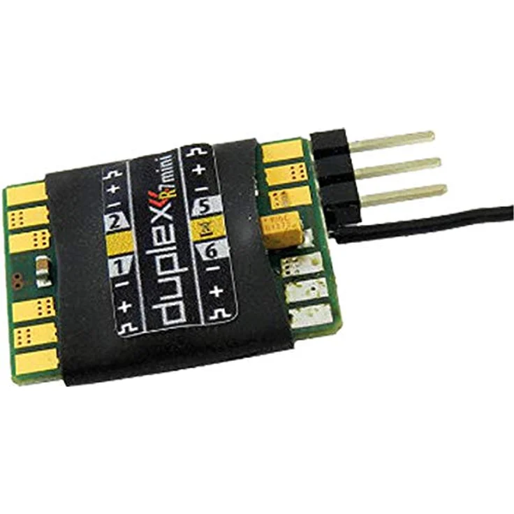Jeti DUPLEX R7 Nano 7-Kanal Empfänger 2,4 GHz, extrem leicht und ideal für kleine Modelle, mit 32mm-Antenne – Bild 1