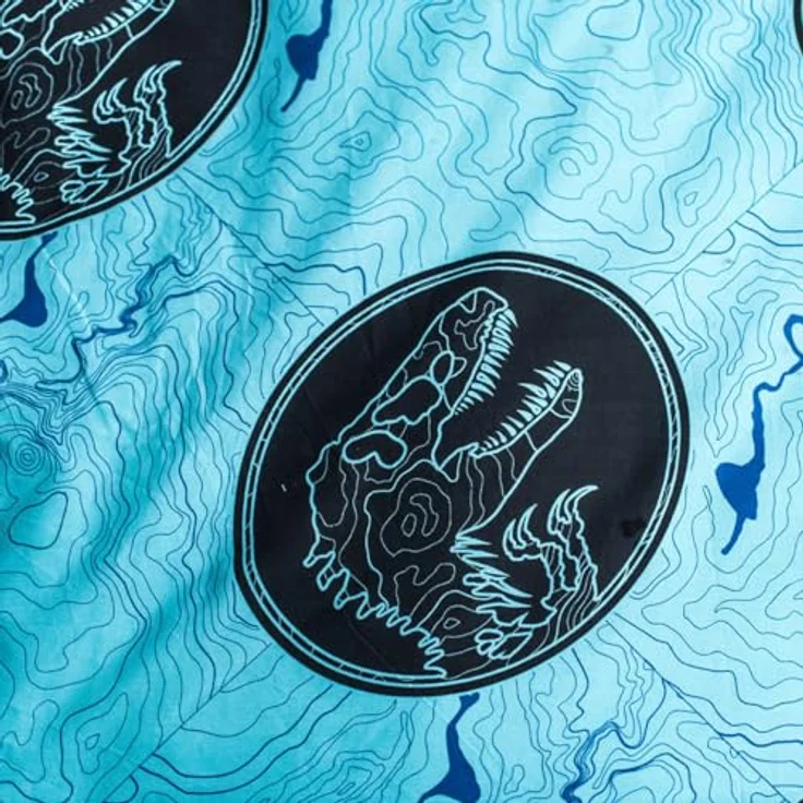 NoName Kinderbettwäsche, Jurassic World Bettwäsche mit Lichteffekt, 140x200 cm aus weicher Baumwolle mit Kissen 70x90 cm – Bild 6