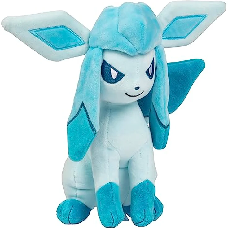 Pokémon Glaziola Plüschfigur, 20 cm große Stoffpuppe aus superweichem Material, offizielles Pokémon Produkt – Bild 4