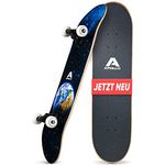 Apollo Skateboard | Cooles Kinder Skateboard und Profi Skateboard Erwachsene in Einem | 7-lagiges Skateboard Deck, trendig, Medium Concave, ABEC-7 Kugellager | Top Fahreigenschaften bei jedem Style - Preisvergleich