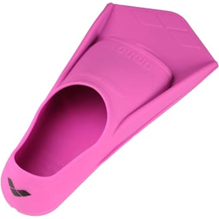ARENA Powerfin Schwimmflossen, Trainingsflossen für Erwachsene, 100% Silikon, Bequeme und Kurze Schwimmflossen, 35 - 36, Pink-Black – Bild 4