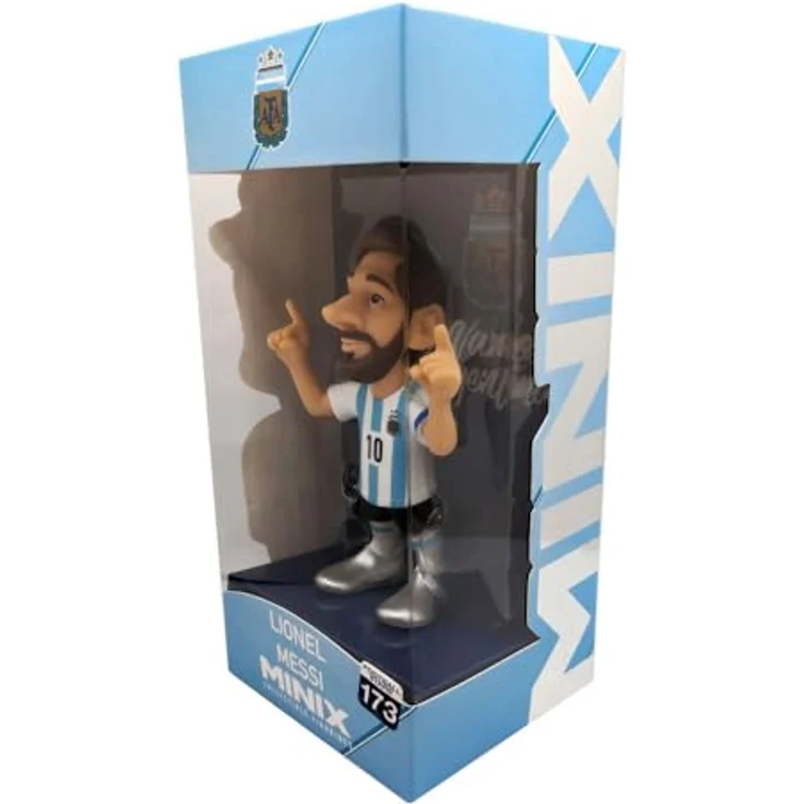 Minix Lionel Messi Argentina Figur, 12 cm Sammelfigur im Argentinien-Look – Bild 6