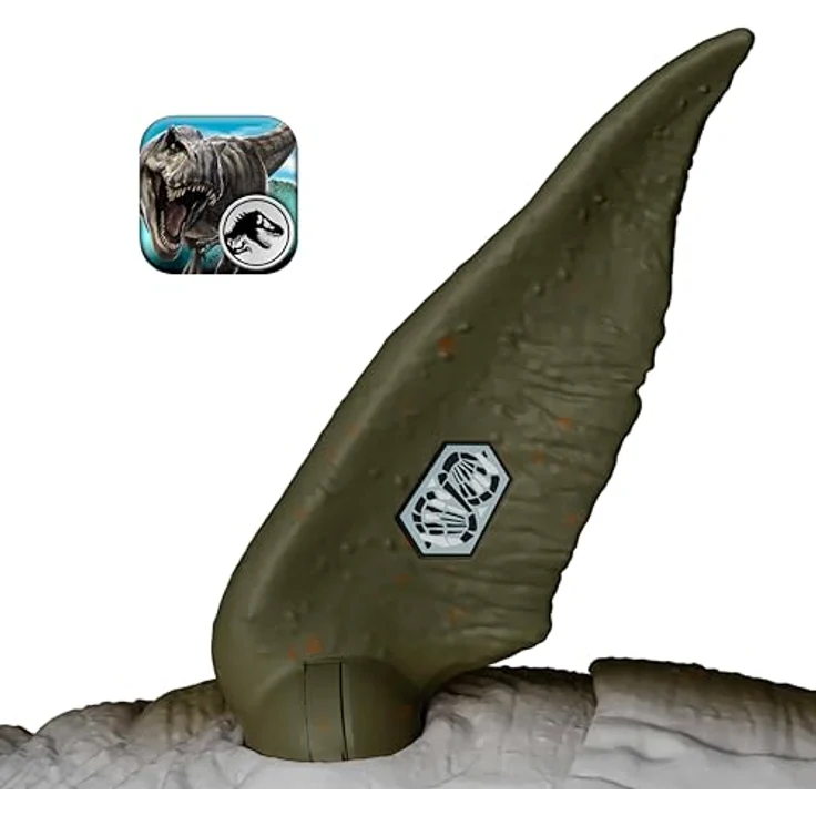 Mattel Jurassic World: Bite N Blast Mosasaurus Actionfigur mit Bissfunktion, 65 cm, inkl. Mini-Dilophosaurus-Figur – Bild 5