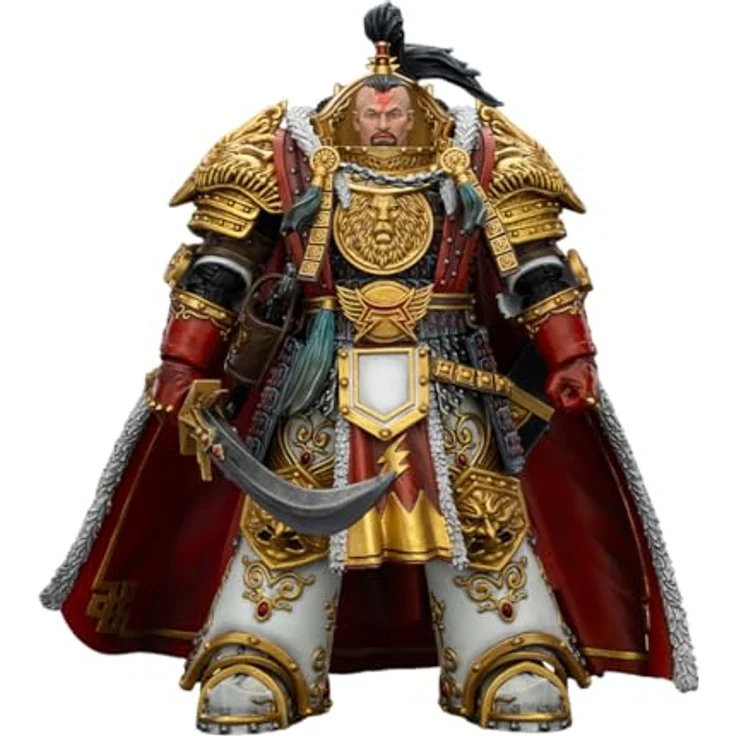 JOYTOY Warhammer The Horus Heresy Actionfigur White Scars Jaghatai Khan Primarch of the Vth Legion, 19 cm, beweglich, premium Sci-Fi Design, hochwertiges PVC und ABS – Bild 3