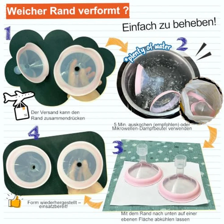 Maymom MyFit Pano Brustschilde, 26 mm, kompatibel mit Medela Pumpen, 2er Pack, BPA/DEHP-frei – Bild 3