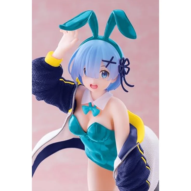 Taito Re:Zero Starting Life in Another World Coreful PVC Statue Rem (Jacket Bunny Ver.) Renewal, 18 cm, inkl. Standfuß, offizielles Lizenzprodukt – Bild 4