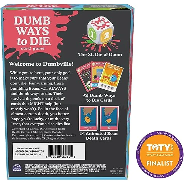 Perplexus Dumb Ways to Die Card Game, unterhaltsames Kartenspiel für Familien und Freunde, Englisch – Bild 6