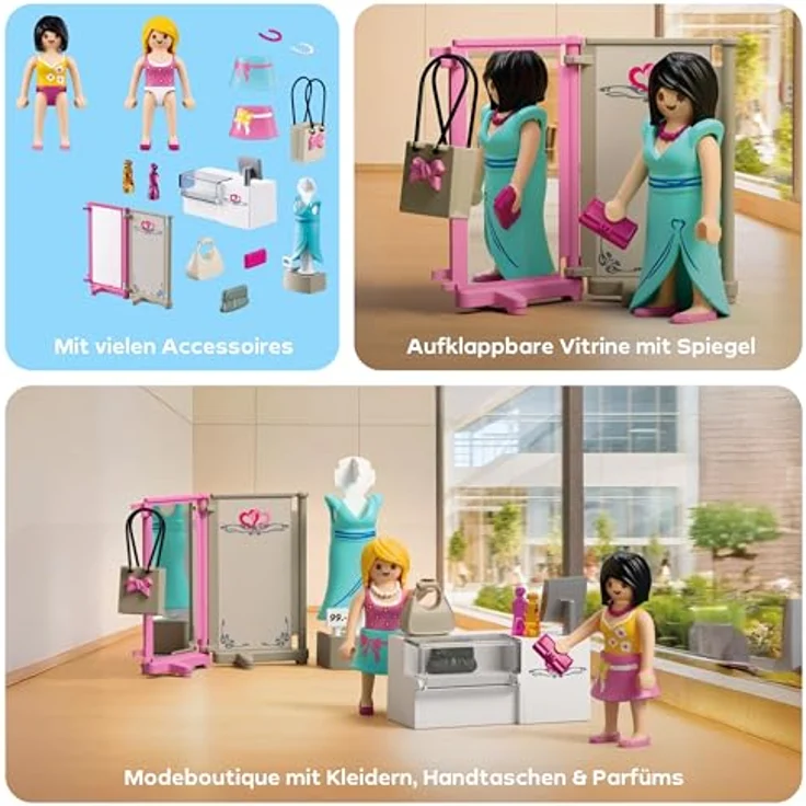 PLAYMOBIL Modeboutique 72081, Spielset für Kinder ab 3 Jahren mit beweglichen Figuren und Zubehör – Bild 4