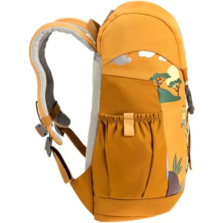 Deuter Schmusebär Kinderrucksack, 33 cm, orange, 100% Polyester, 21 x 15 x 33 cm – Bild 4