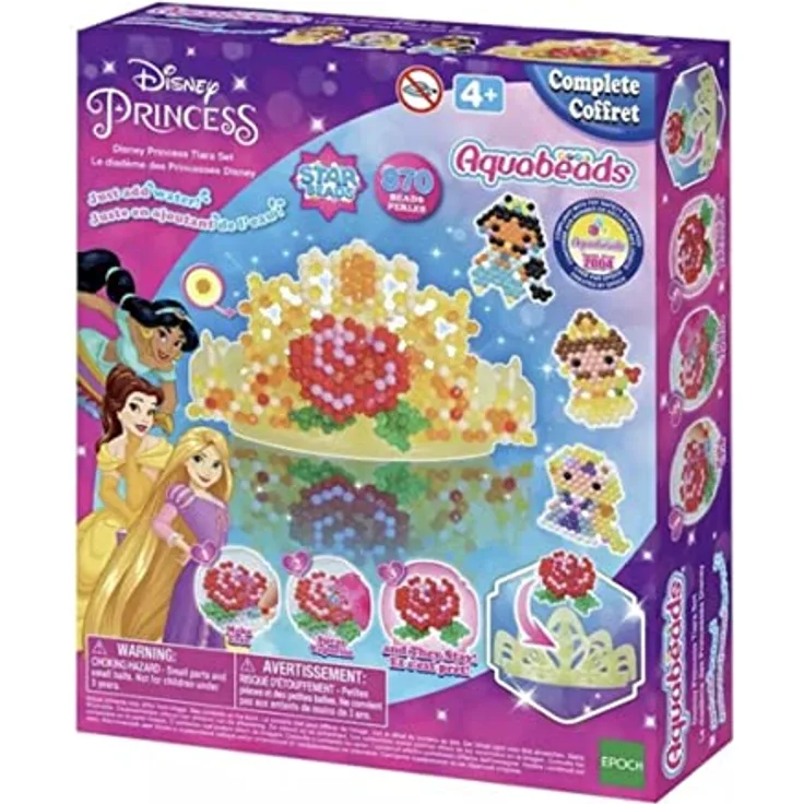 Aquabeads 31901 Disney Prinzessinnen Krone - Bastelset