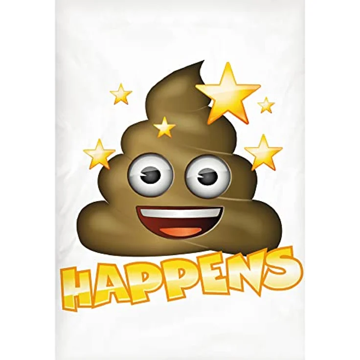 BERONAGE Emoji Bettwäsche Shit Happens 135 x 200 cm + 80 x 80 cm 100% Baumwolle in Renforcé-Linon-Qualität Wende-Bettwäsche deutsche Größe EM 042, Pile of Poo Emoti Poop Smiley – Bild 4