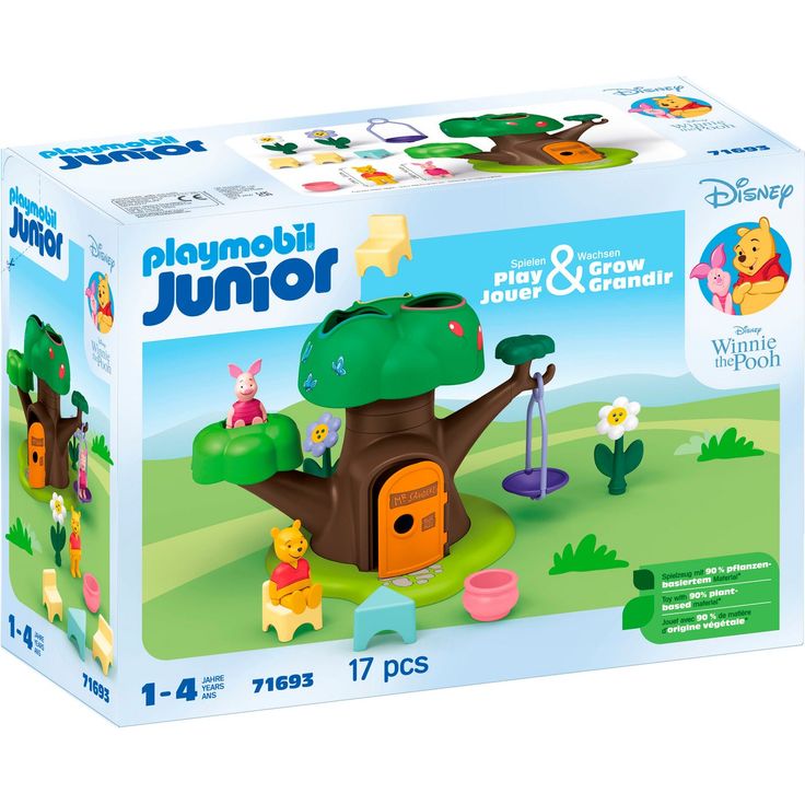 Playmobil® Konstruktions-Spielset Winnies & Ferkels Baumhaus (71693), JUNIOR & Disney, (17 St), Made in Europe - Preisvergleich