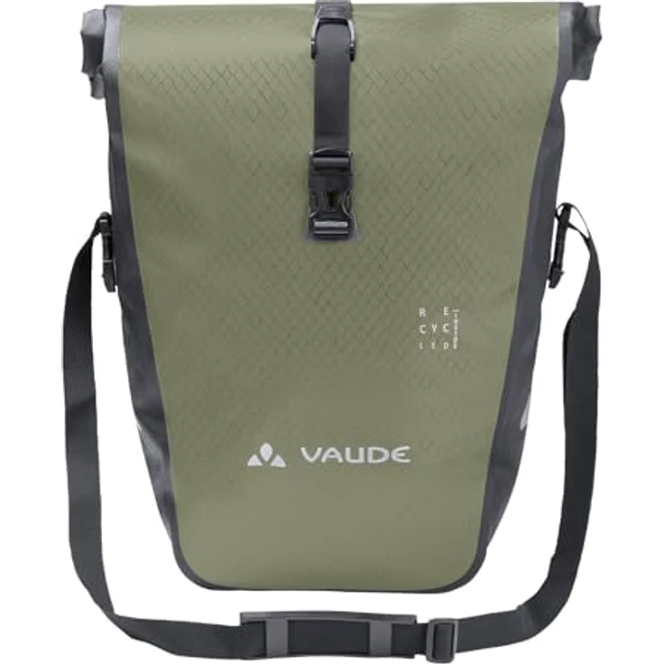 VAUDE Hinterradtaschen Aqua Back Single (Rec) Fango - Kinderfahrradtaschen mit geräumigem Hauptfach und wasserdichtem Wickelverschluss – Bild 4