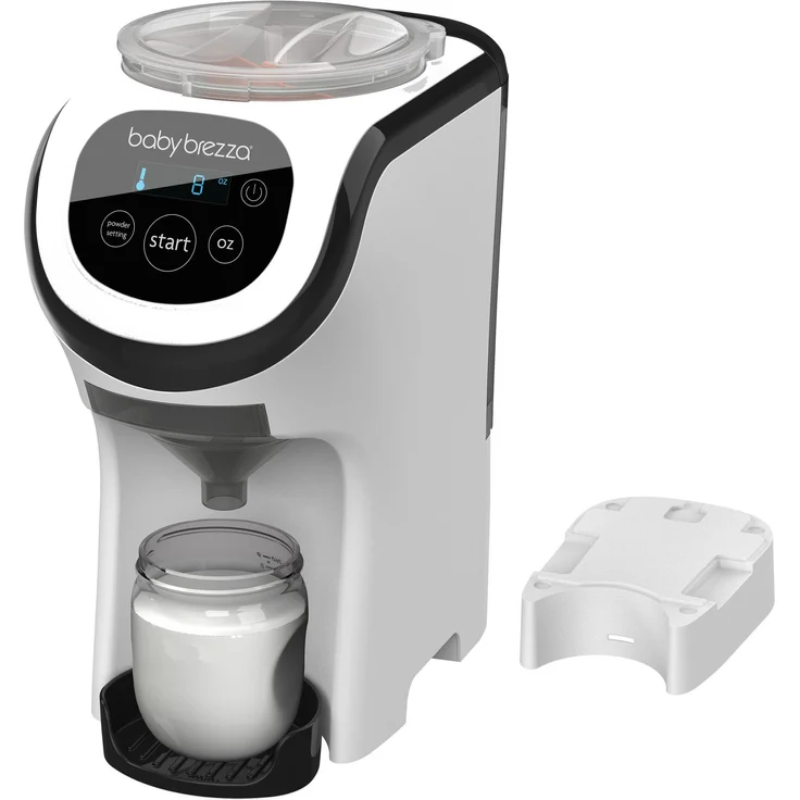 Baby Brezza Babyflaschenwärmer Formula Pro Mini mit Base - automatischer Flaschenzubereiter, ideal für unterwegs – Bild 1