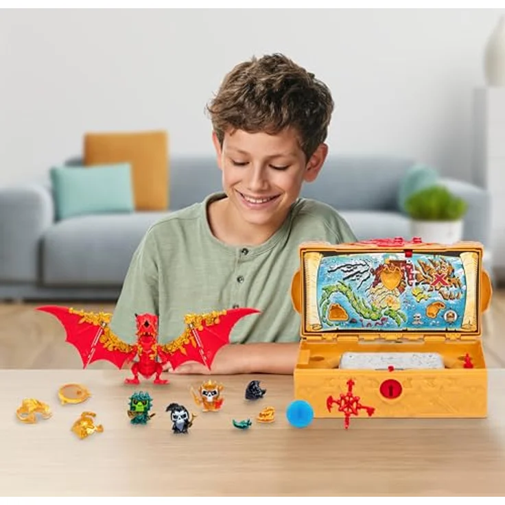 Moose Toys Dragons Realm Treasure Chest, kreatives Spielset mit mehrfarbigem Design für Kinder ab 4 Jahren, robust und langlebig – Bild 4