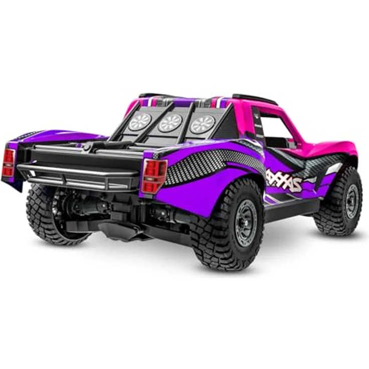 TRAXXAS Mini Slash 4x4 RTR, Ferngesteuertes Offroad-Auto für Anfänger, Mini-Maßstab Pink mit Brushless-Antrieb, USB-C Ladegerät und 2s LiPo Akku – Bild 4