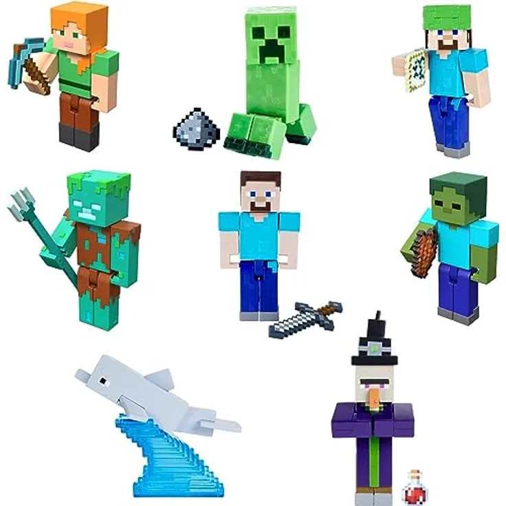 Minecraft Biome Builds Figures Asst.