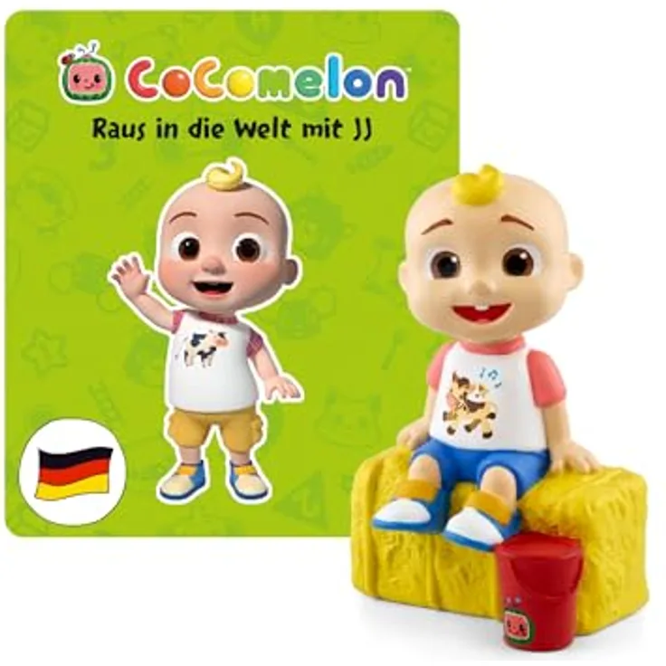 Tonies CoComelon – Raus in die Welt mit JJ, Tonie-Figur für Kinder ab 3 Jahren, Spielzeit ca. 44 Minuten