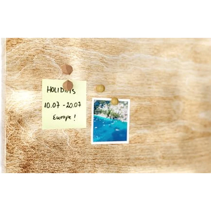 ALLboards Metallische Magnettafel MetalBoard, abwischbar und vollständig magnetisch, Massivholz, 0,5 mm stark, leicht und sicher in der Anwendung – Bild 4