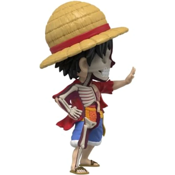 Mighty Jaxx XXRAY One Piece: Luffy, 15,4 cm große Vinyl-Sammelfigur mit halb zerlegtem Kunststil und NFC-Token – Bild 5