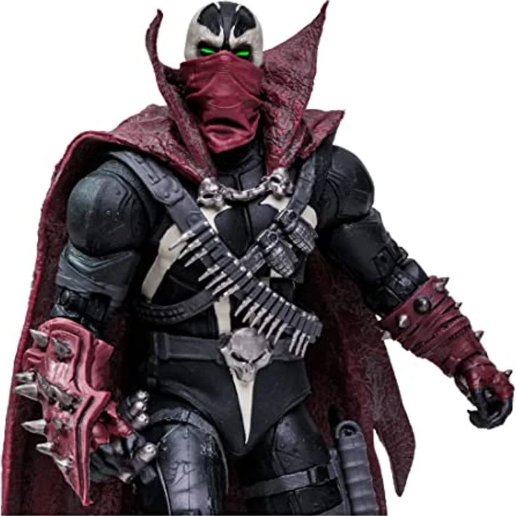 McFarlane Mortal Kombat TM11098 Action Figure, Commando Spawn, 18 cm, 22 Artikulationspunkte mit Zubehör und Sammelkarte – Bild 3