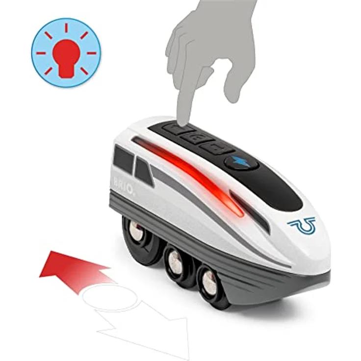 36003 BRIO Turbo-Zug - Batteriebetriebener Spielzeugzug für Kinder ab 3 Jahren - Preisvergleich – Bild 8