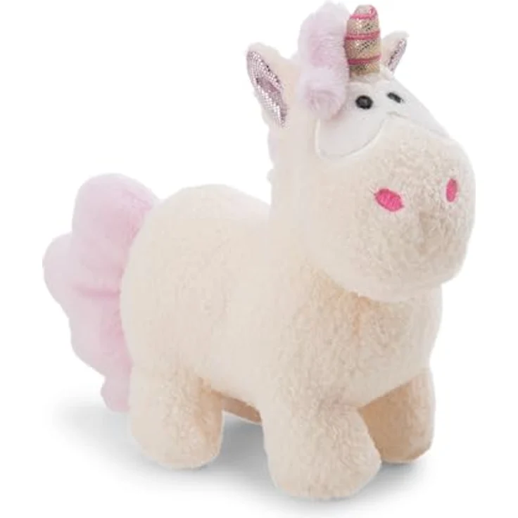 NICI Kuscheltier Einhorn Creamy Pink 13cm, weiches Plüschtier mit funkelndem Horn und Cupcake-Motiv, ideales Geschenk für Kinder und Erwachsene – Bild 1
