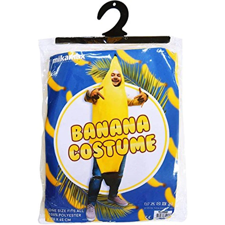 mikamax Banana Costume - Adult (03939) – Bild 3