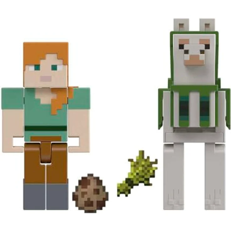 Minecraft Sammelfiguren, Sortiment mit Zufallsmodell, Mehrfarbig (Mattel HLB30) – Bild 1