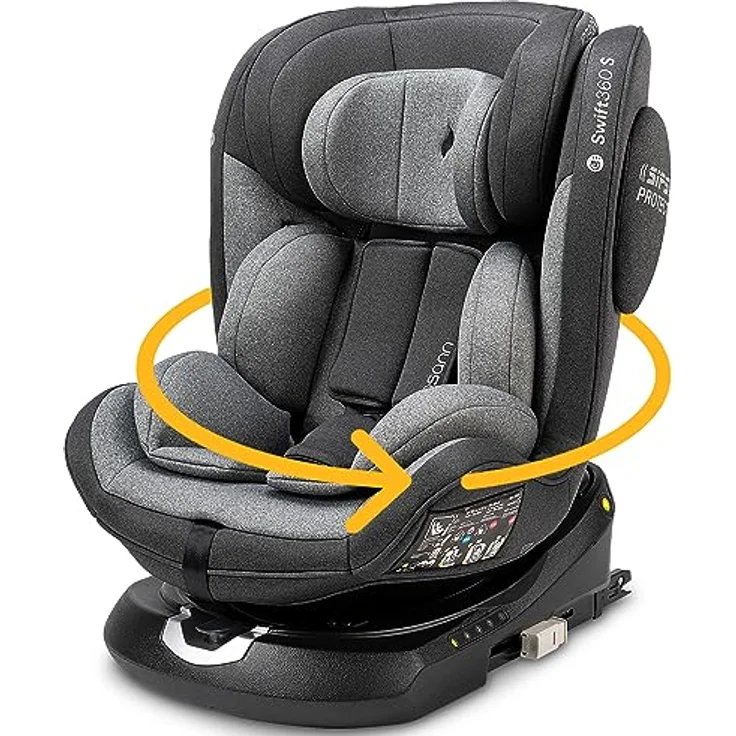 Osann Autokindersitz Osann Swift360 S i-Size, 360 Grad drehbarer Reboarder, ab: Geburt, verschiedene Farben – Bild 2