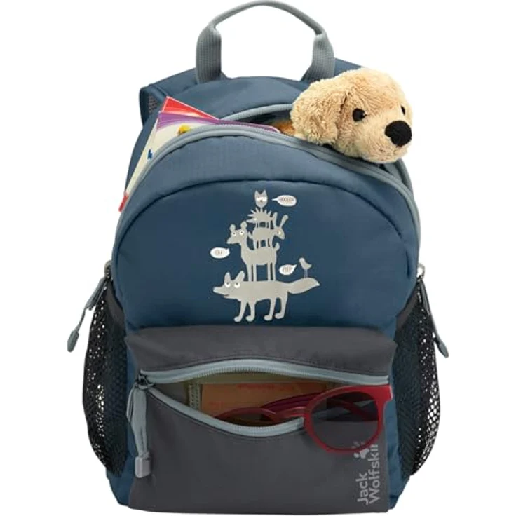 Jack Wolfskin Little Scout Kinderrucksack, Polyester, 29 cm, blau – Bild 6