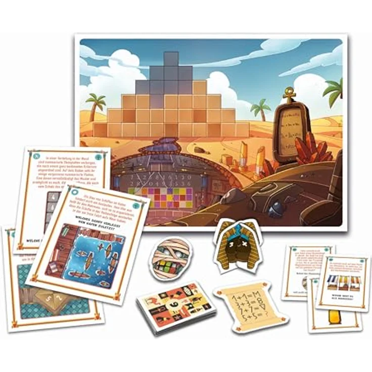 Clementoni Galileo Escape Game - Die geheimnisvolle Bibliothek - Escape Spiel für Kinder ab 8 Jahren - Gesellschaftsspiel & Familienspiel 59370, Lernspaß für Groß & Klein – Bild 4