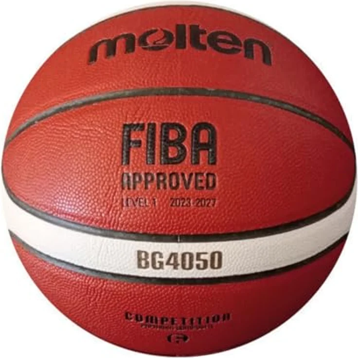 Molten Basketball B7G4050, TOP Spielball aus Premium Synthetik-Leder, Größe 7, 12 Felder – Bild 1