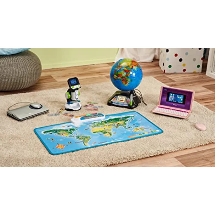 Vtech Genio Lernlaptop pink – Lerncomputer mit Internetzugang, Textprogramm und Lerninhalten zu Buchstaben, Wörtern, Mathe, Logik u. v. m. – Für Kinder von 5-12 Jahren – Bild 9