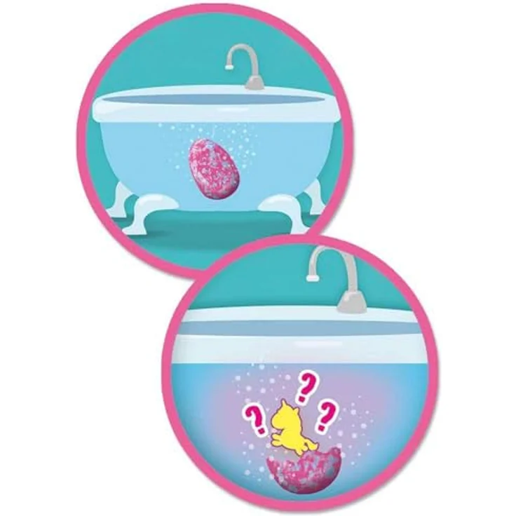 SES Creative 25126 Einhorn Badebomben Surprise, große 160 g Badebombe, kosmetisch getestet, Überraschung für Kinder – Bild 5