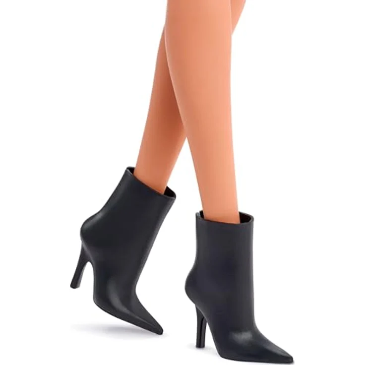 Barbie Anziehpuppe Barbie Basics-Sammelpuppe Modell 1, zeitloses „kleines Schwarzes“ aus dehnbarem Stoff – Bild 5