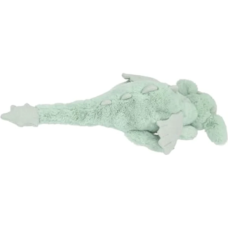 Depesche Snukis 13865, Kuscheltier Drache in Mintgrün, ca. 20 cm, mit weichem Fell und glitzernden Silber-Augen – Bild 4