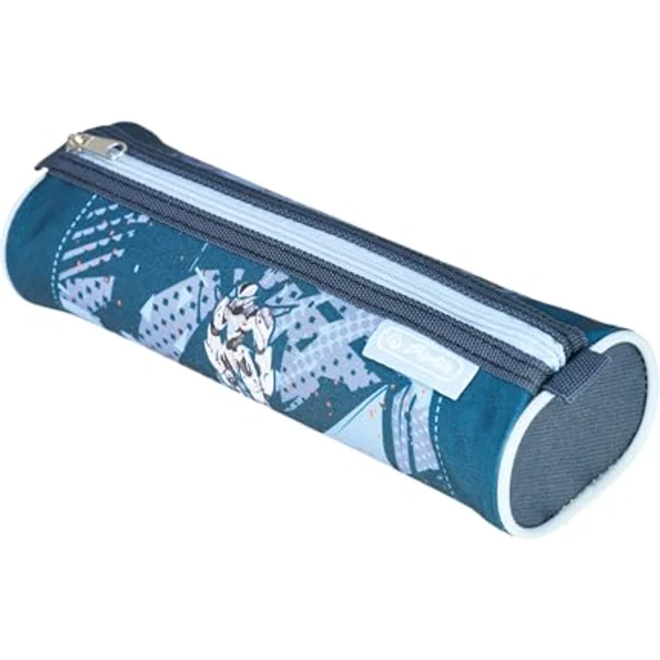 Herlitz Schulranzen Loop Plus, ergonomischer Schulranzen aus Polyester mit reflektierenden Elementen, 310x390x220mm, inkl. Pompon Schüleretui und Sportbeutel – Bild 8